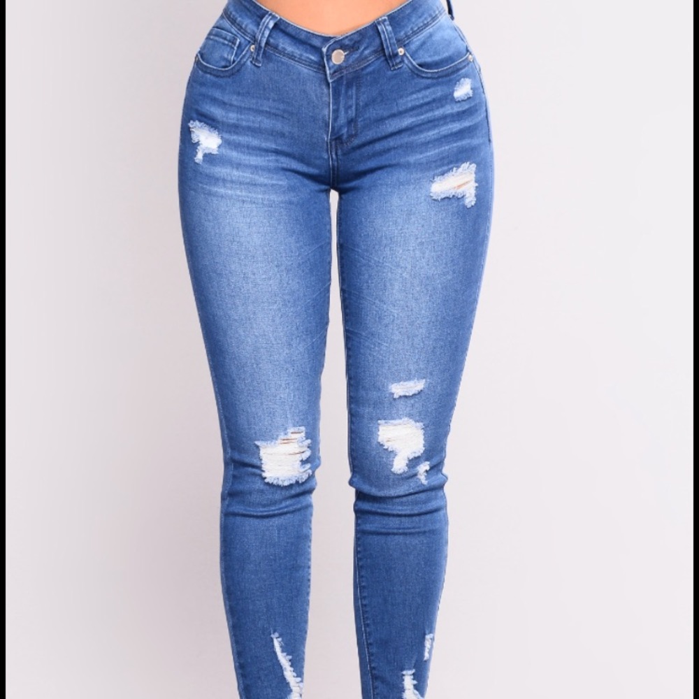 Fashion Nova Ripped Jeans
